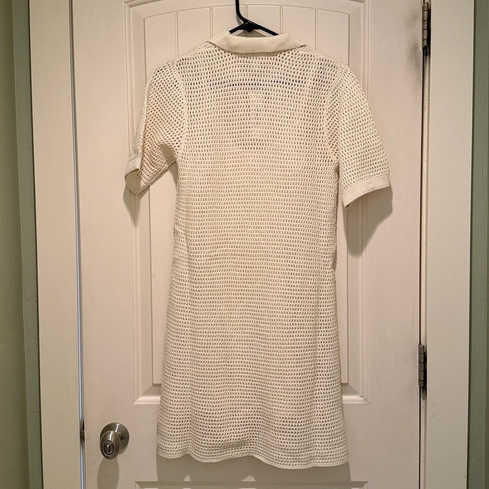 The Drop crochet dress with slip - Picture 6 of 7